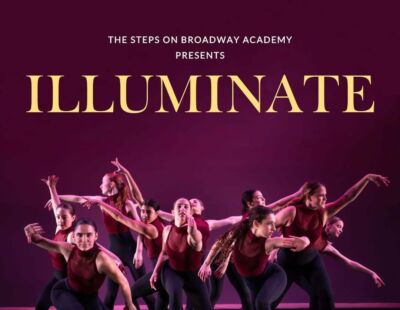 Eva on Steps in Broadway